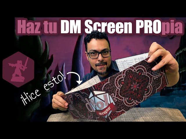 Vídeo relacionado con Pantalla Dungeon Master - DOJA Hobbies - DM Screen Plegable 4 Paneles Acabado Liso, con Bolsillos y Plantillas Incluidas Personalizables, Accesorio para Dungeons and Dragons y Juegos de rol