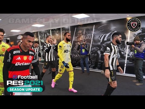 MAS UMA PARTIDA DIGITAL ATLÉTICO-MG X FLAMENGO SIMULAÇÃO JOGO DE HOJE NO EFOOTBALL PES21 