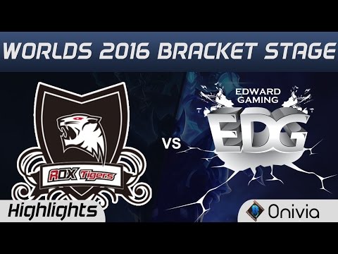 ROX vs EDG Highlights Game 3 Worlds 2016 Bracket Stage ROX Tigers vs Edward Gaming