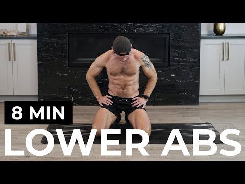 8-MINÜTIGES TRAINING FÜR DIE UNTEREN BAUCHMUSKELN (Keine Wiederholung, keine Geräte)