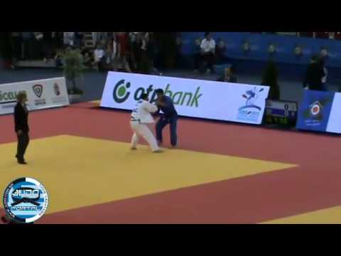 European Judo Championships Budapest 2013 Semifinal -60kg PAPINASHVILI (GEO) - MCKENZIE Ashley (GBR)