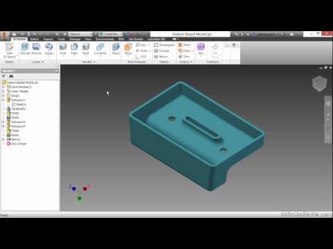 Autodesk Inventor 2015 Tutorial | Feature Based Modeling