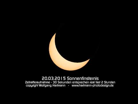 20.03.2015 Sonnenfinsternis Zeitraffer - Time Lapse 40sec