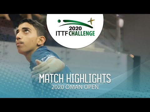 Zayed Ahmed vs Al Riyami Issa | 2020 ITTF Oman Open Highlights (Group)