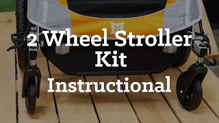 BURLEY - kočárkový set s dvěma kolečky