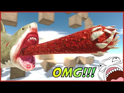 Don't Go Near Mutant Megalodon - Animal Revolt Battle Simulator - ARBS