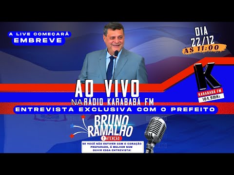 ENTREVISTA COM O PREFEITO BRUNO RAMALHO
