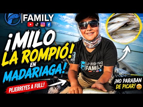 MILO LA ROMPIÓ EN MADARIAGA!  PEJERREYES A FULL! 