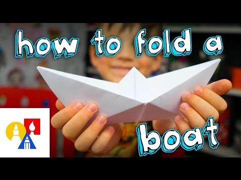 How To Fold A Simple Origami Boat + SYA
