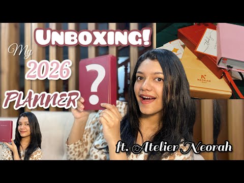 My 2026 Planner from @AtelierNEORAH  | Unboxing | 