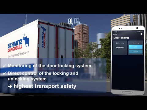 Door locking system - TrailerConnect® beSmart app for direct control of the door locking system