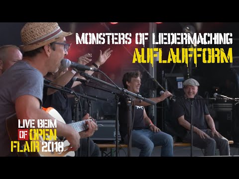Monsters of Liedermaching - Auflaufform - Open Flair Festival 2018