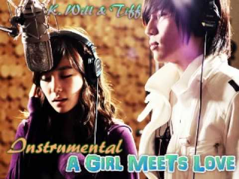 Instrumental & Lyrics  ♪ K.Will ft Tiff (SNSD) - Girl Meets Love 소녀, 사랑을 만나다 ♪