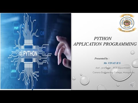 Vtu 18ec646 Python Application Programming M2 L1