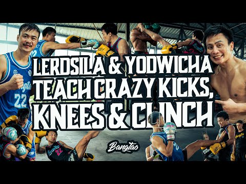 Muay Thai Legends Lerdsila & Yodwicha Teach Kicks, Knees & Clinch | Bangtao Seminar PART 1