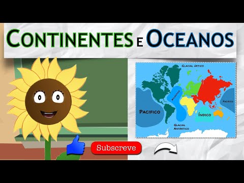 Vamos Aprender...Continentes e Oceanos (Aula Estudo do Meio de 1º Ciclo, em Português de Portugal)