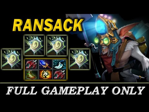this is WHY you SHOULD play RANSACK against MELEE Heroes - Full Gameplay Meepo #255