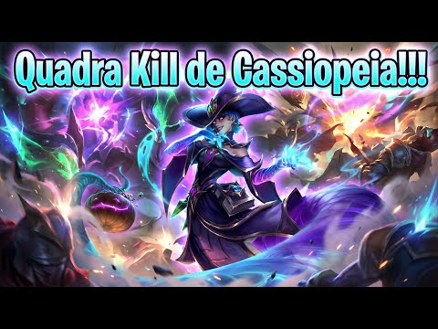 Cassiopeia TOP Lane Quadrakill !!!