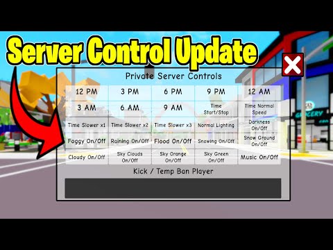 NEW Private Server Controls Update In Roblox Brookhaven RP Update