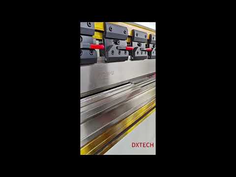 DXTECH Laser--DE15 CNC bending machine demonstration without crease