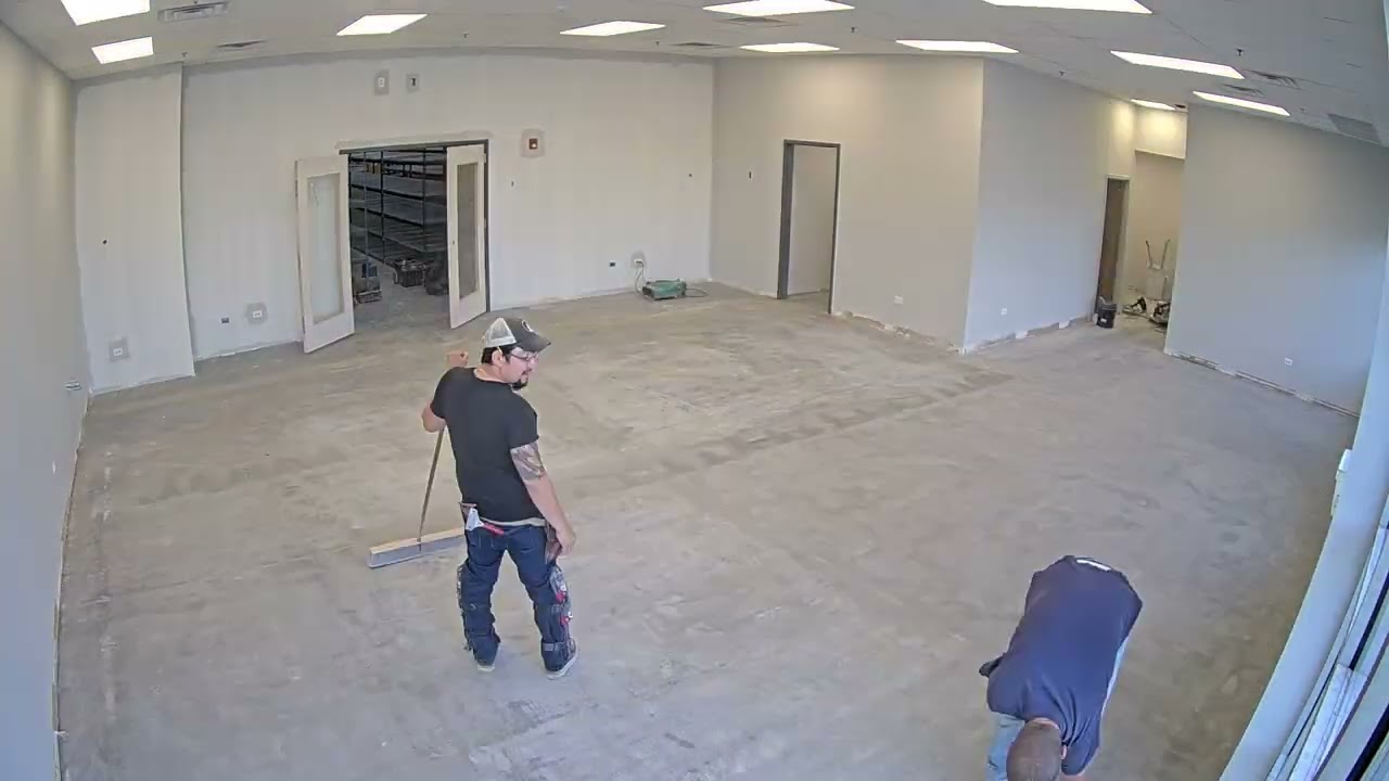 Retail store build time lapse