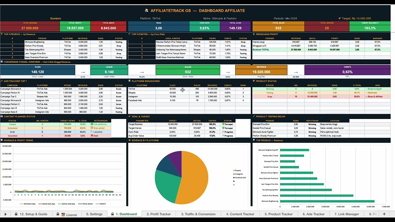 Preview AffiliateTrack OS Demo