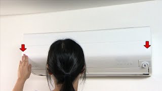 エアコン室内機の部品の取り付け ZWシリーズ