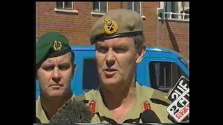 Ch9 news 2003 Men's Rugby World Cup ADF TAG East demonstration