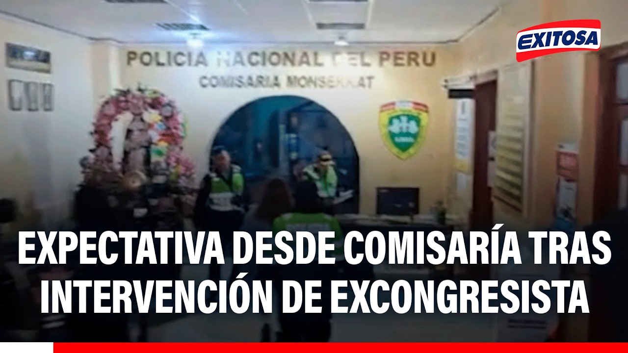 🔴🔵 Expectativa en exteriores de comisaría de Monserrat tras intervención de excongresista