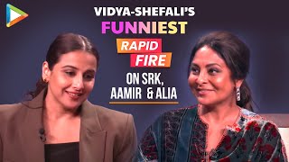 Vidya Balan: "Shah Rukh Khan, your & my fans are waiting to see us in a film"| Rapid Fire