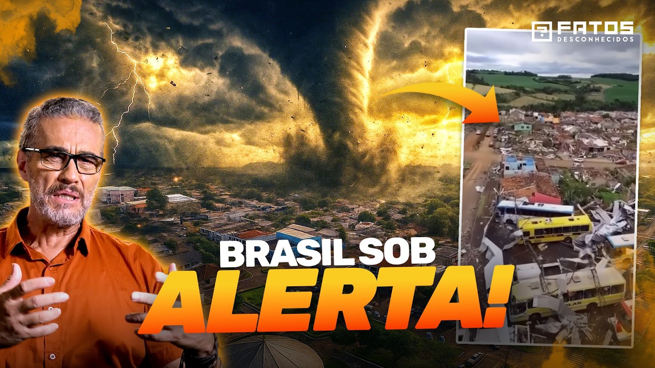 Tornado F3 destrói cidade do Brasil e pode destruir mais cidades!! - Entenda o caso!