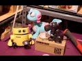 VTech Sandy Snacks A Lot HitHopKing Dog Piggy Bank And Robie The Banker Robot Bank Destruction