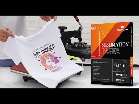 How To Use Mecolour Sublimation Transfer Paper On Polyester Tshirt?