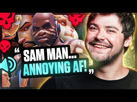 "SAM IS SO ANNOYING" ROLLING AS DOOMFIST IN TOP 500 vs Kragie and Beaver