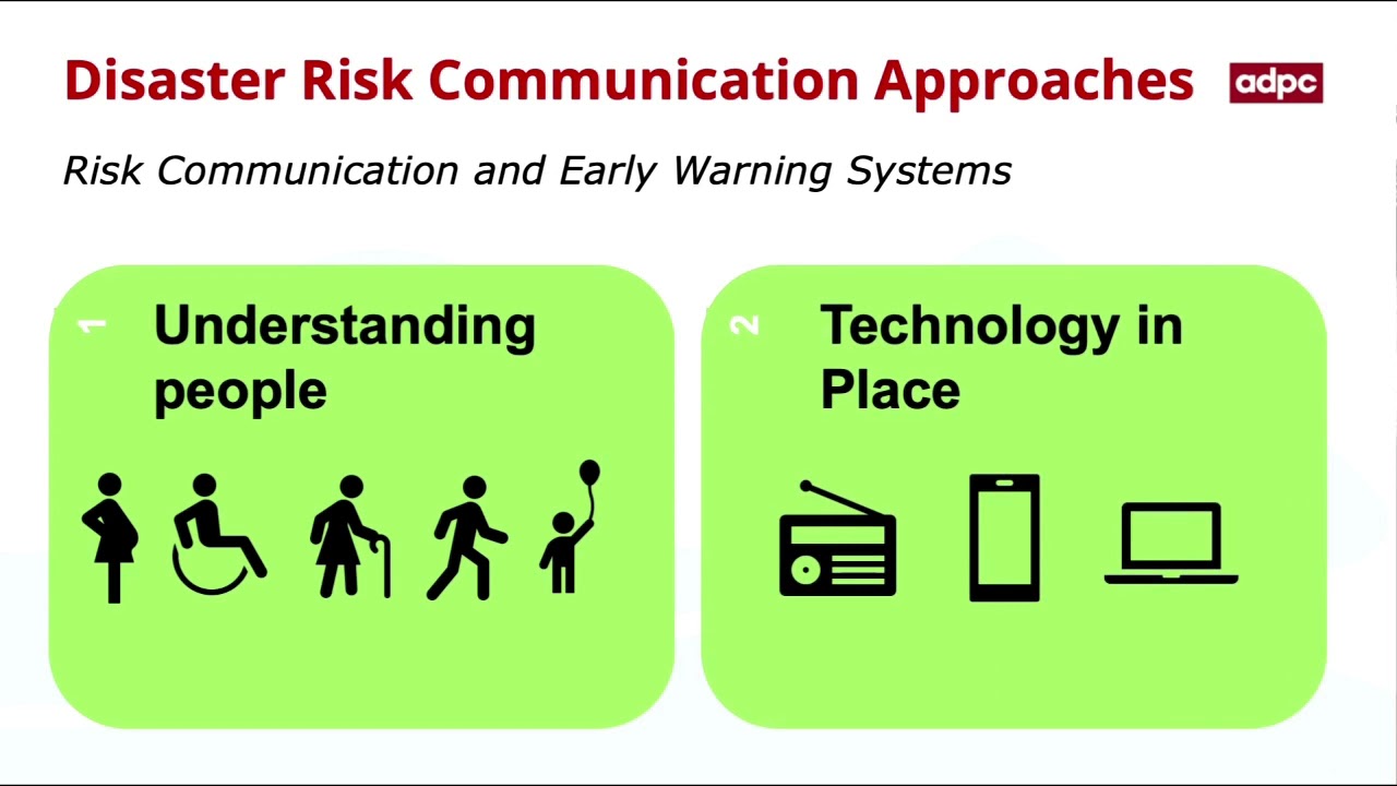 DRC  Disaster Risk Communication Approaches