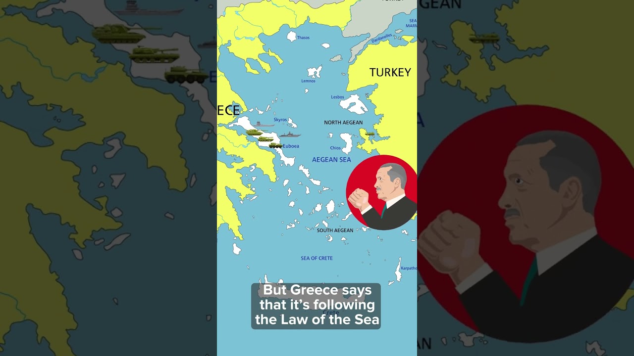 Which island are Turkey and Greece fighting over?