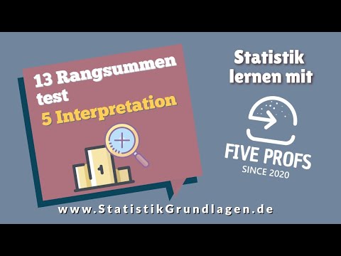 13.5 Rangsummentest für Ordinaldaten | Interpretation