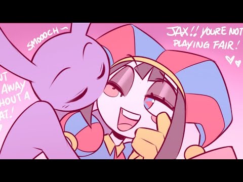 Pomni and Jax Halloween Kiss 🎃 | Pomni x Jax  | The Amazing Digital Circus Comic Dub