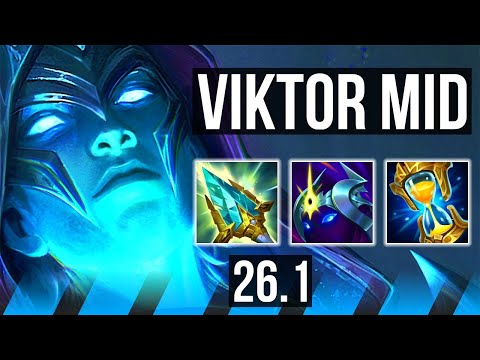 VIKTOR vs AKALI (MID) | Perfect KDA: 6/0/7 | KR Master | 26.1