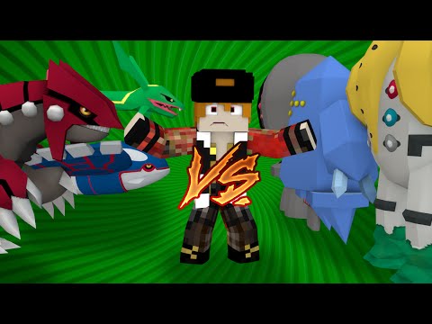 Minecraft : POKEMON DA SORTE - BATALHA DE LENDÁRIOS ‹ MayconLorenz ›