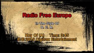 R.E.M. - Radio Free Europe (Backing Track)