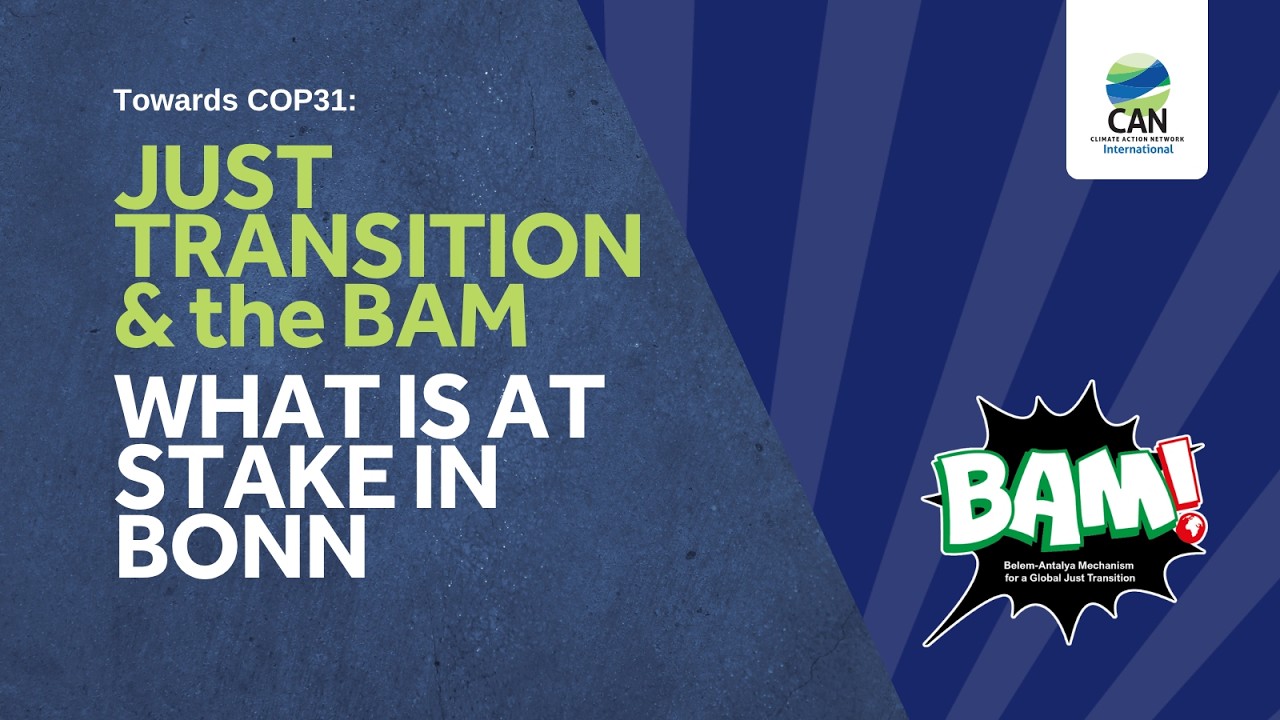 Towards COP31: Just Transition & the BAM – What Is at Stake in Bonn