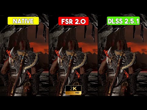 GOD OF WAR: FSR 2.0 vs. DLSS 2.5.1 vs. NATIVE 1440p | RTX 3060Ti
