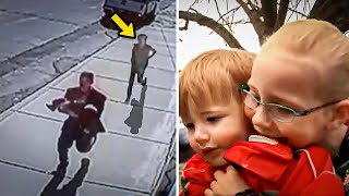 Brave 8-Year-Old Heroically Chases Kidnapper to Rescue Baby Brother