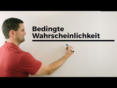 Bedingte Wahrscheinlichkeit, umgekehrtes Baumdiagramm, Satz von Bayes, Mathe by Daniel Jung