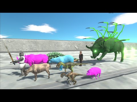 Escape from ALIEN CAPE BUFFALO - Animal Revolt Battle Simulator