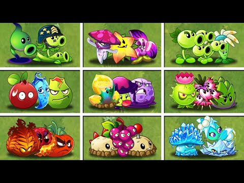 Random 20 Teams 3 Plants - Which Team Plant Will Win? - PVZ 2 Team Plants