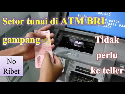 Easy way to deposit cash at the latest BRI ATM