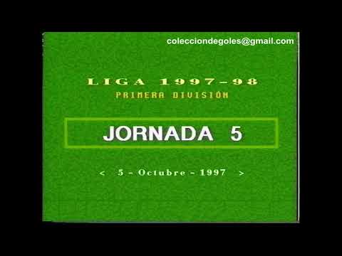 Goles Liga 1997-1998 Primera División Jornada 5