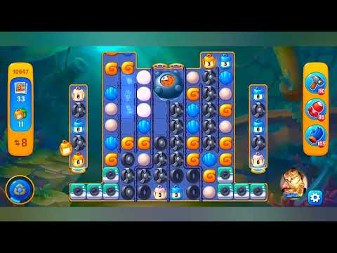 фишдом 2022  #  10947 уровень - прохождение без бустеров # Fishdom,   10947  level - no Boosters.